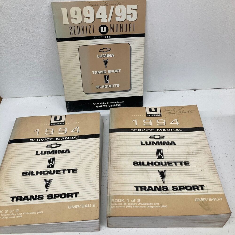 Chevrolet Lumina Trans Sport Service Manual 1994 Set Of 3